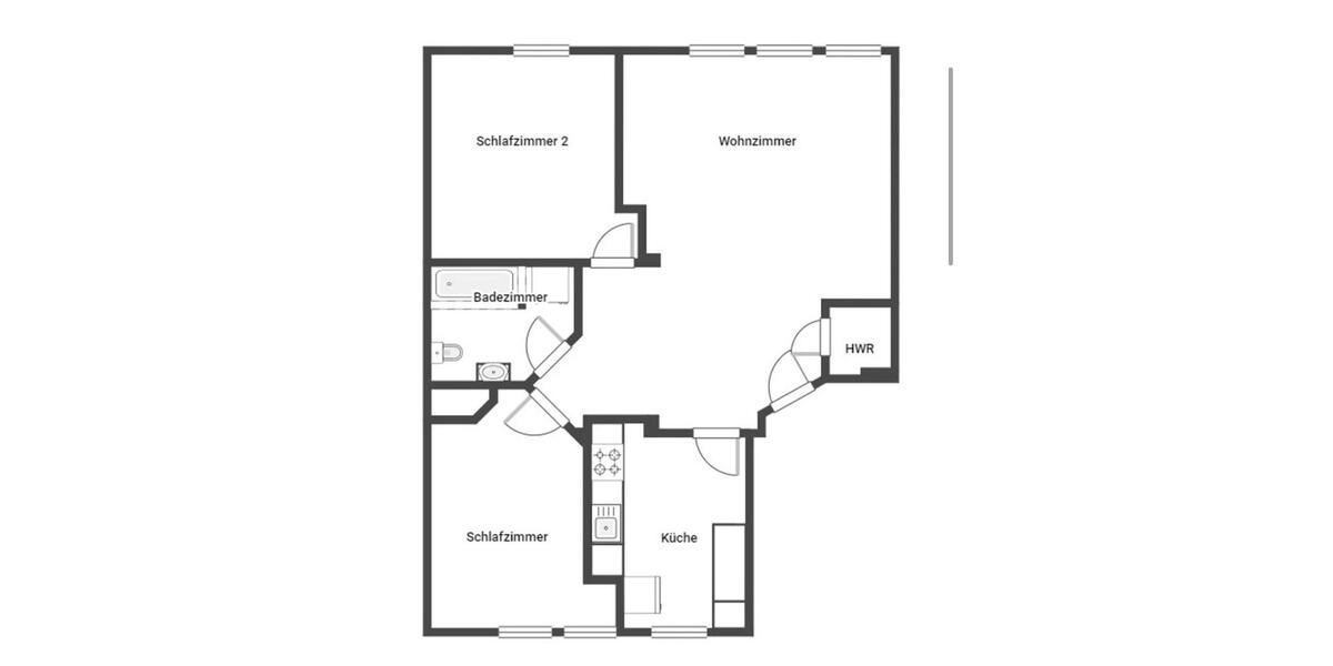 Dachgeschoßwohnung Rheine Gellendorf - 3 Zimmer, 68 m&sup2;, 675&euro; | Angebot:26635701