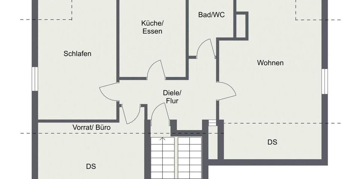 Etagenwohnung Kümmersbruck Haselmühl - 2 Zimmer, 60 m&sup2;, 115.000&euro; | Angebot:25799046
