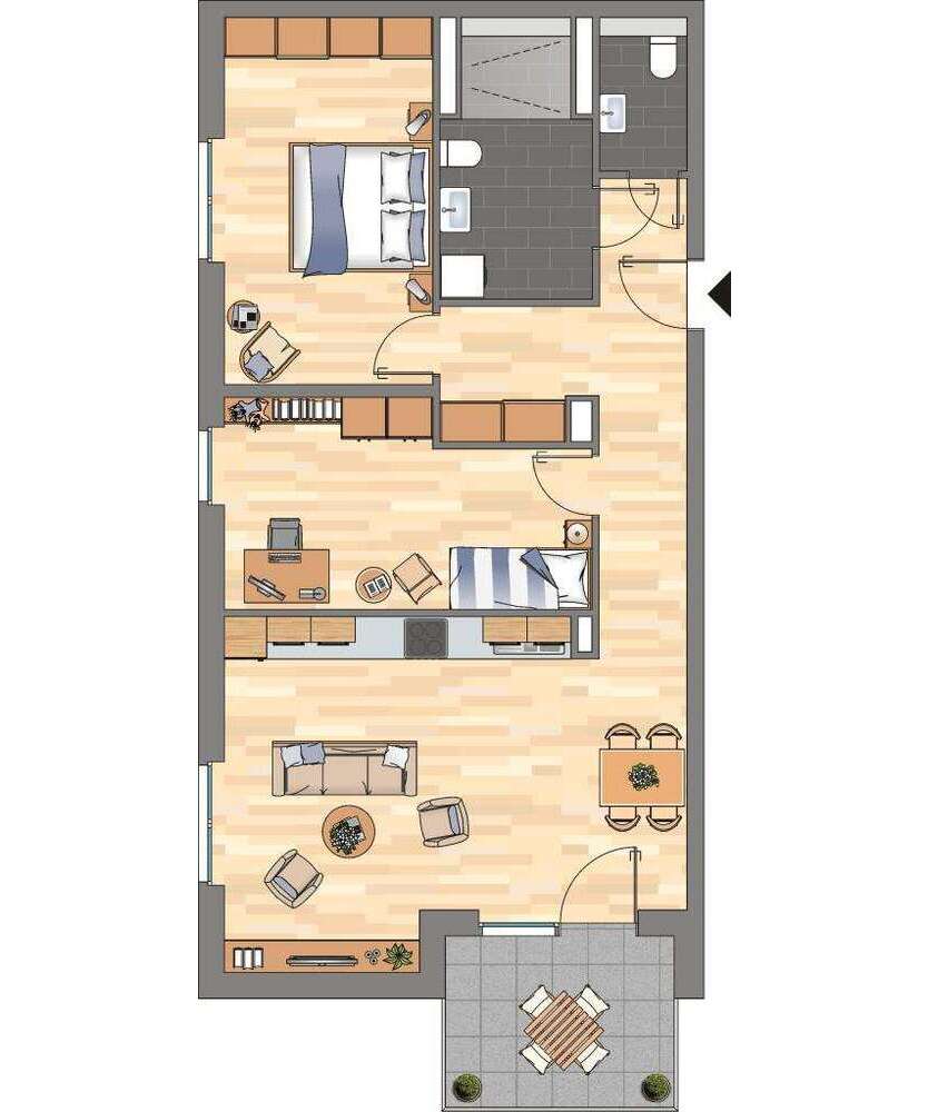 Wohnung zum Mieten in Bonn 1.219 € 82.85 m²