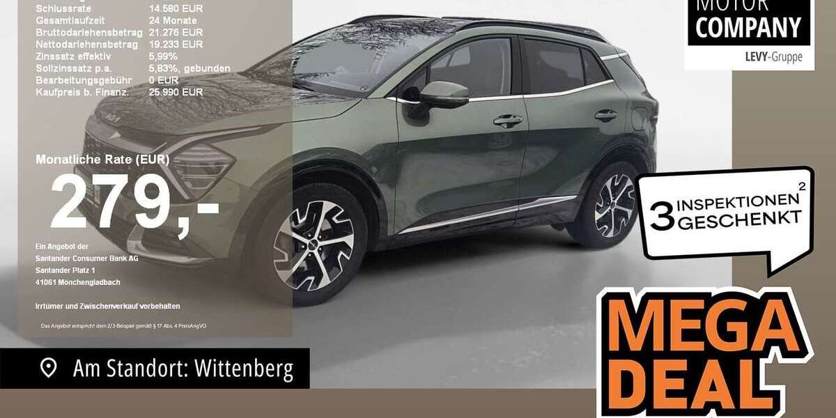 Kia Sportage 50.000 km 25.990 &euro; Wittenberg Lutherstadt 06886