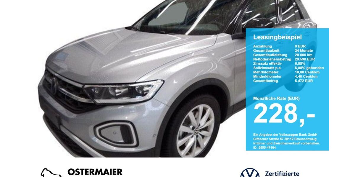 VW T-Roc 7.090 km 29.590 &euro; Vilsbiburg 84137