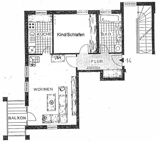 Maisonettenwohnung Ingolstadt Friedrichshofen-Hollerstauden - 3.5 Zimmer, 79 m&sup2;, 339.000&euro; | Angebot:26875389