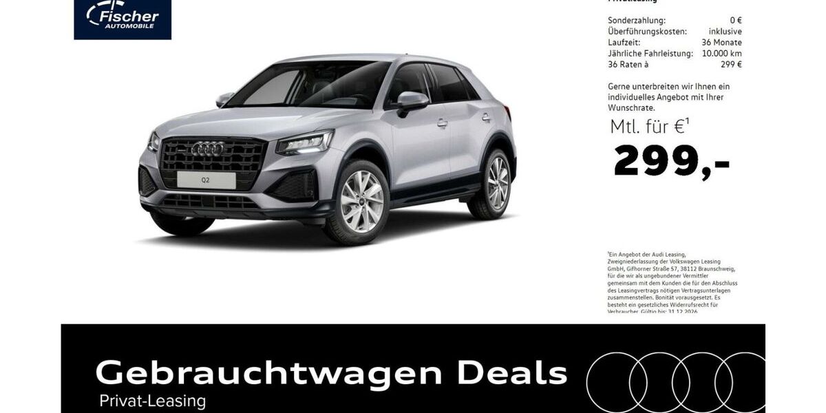 Audi Q2 9.516 km 34.780 &euro; Neumarkt 92318