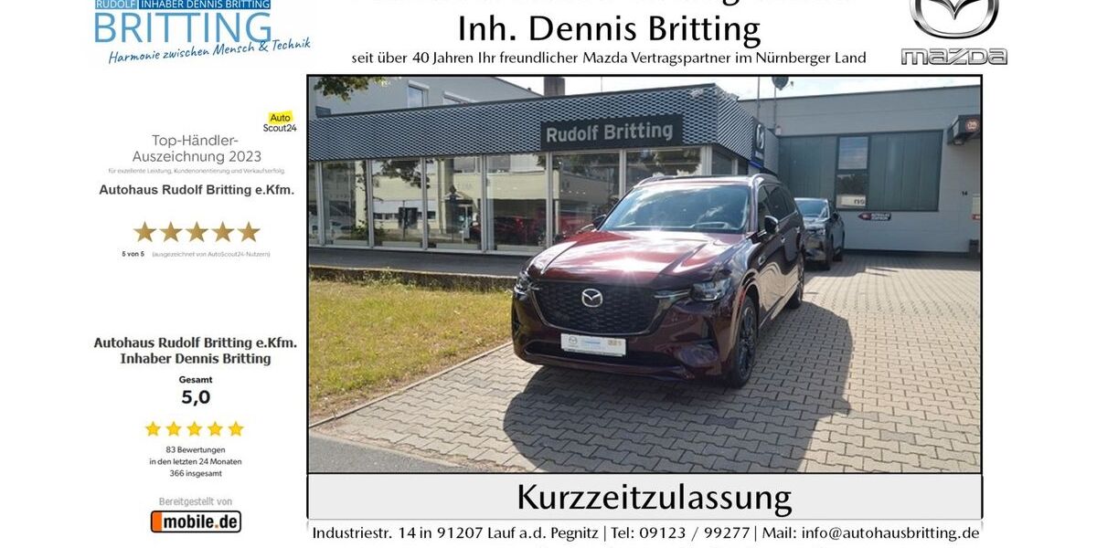 Mazda CX-80 2.000 km 59.990 &euro; Lauf 91207