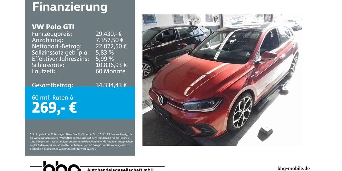 VW Polo 4.073 km 29.430 &euro; Rottweil 78628
