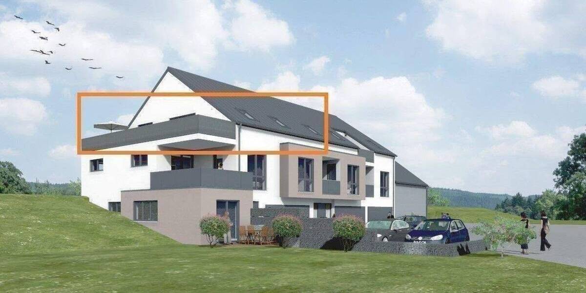 Etagenwohnung Konz Obermennig - 4 Zimmer, 90 m&sup2;, 1.100&euro; | Angebot:26879116