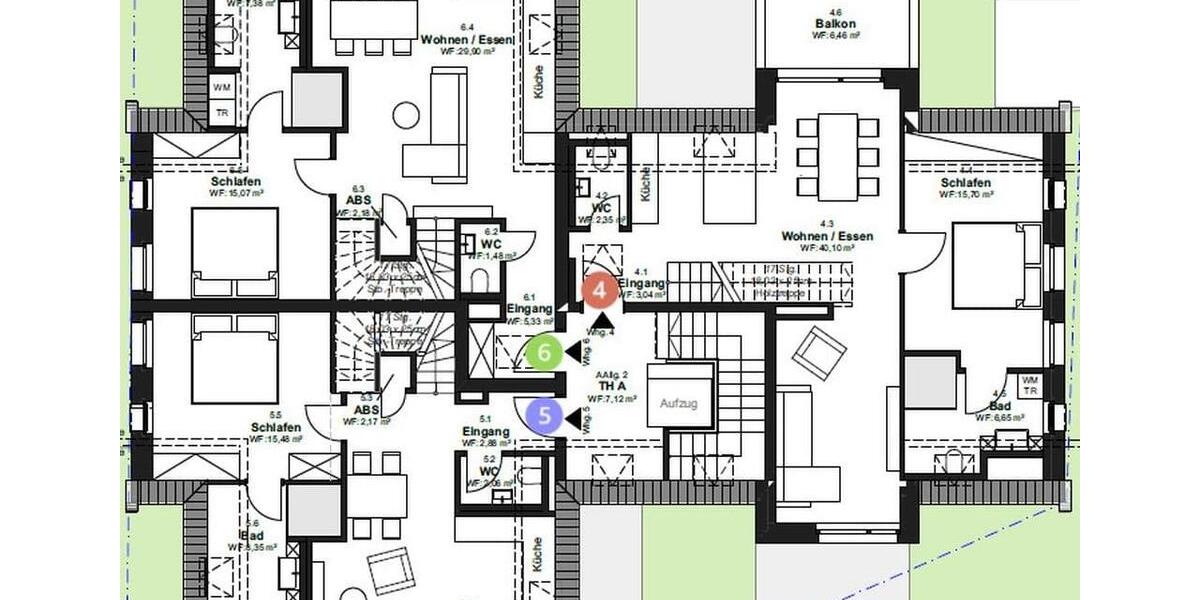 Etagenwohnung Neuenhaus - 3 Zimmer, 70 m&sup2;, 925&euro; | Angebot:25919284