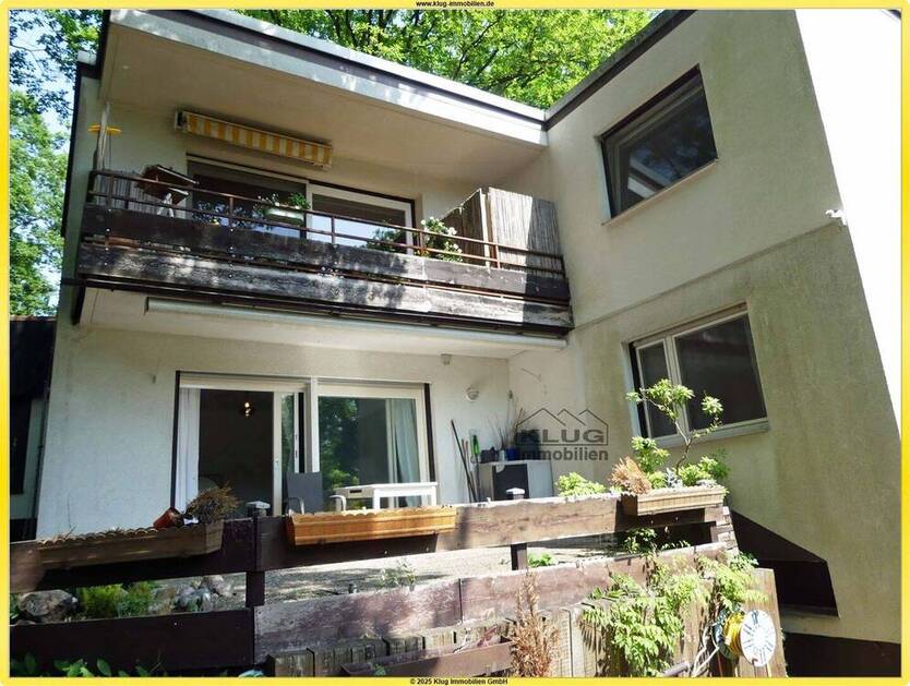 Frohnau! Modernisierte 2 Zimmer Terrassenwohnung (aktuell möbliert) in idyllischer Grünlage