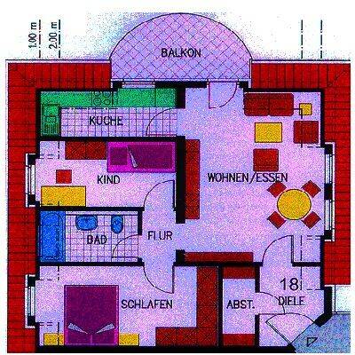 Etagenwohnung Ludwigsburg West - 3 Zimmer, 66 m&sup2;, 980&euro; | Angebot:26683298