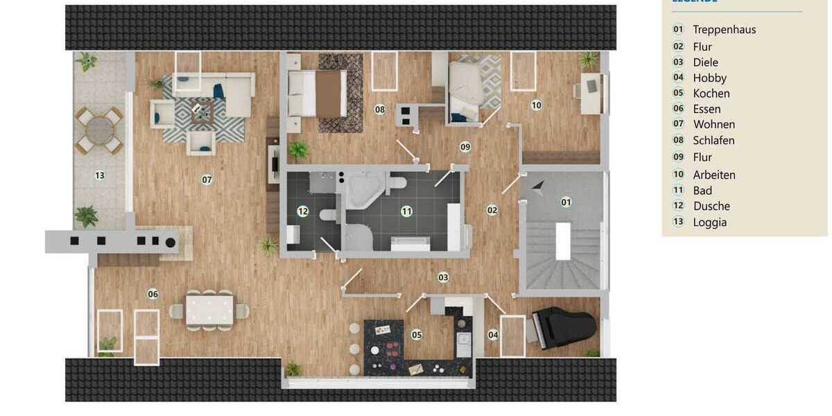 Exklusives Architektenhaus in Ochtersum - Zweifamilienhaus Hildesheim Ochtersum | Angebot:22129278
