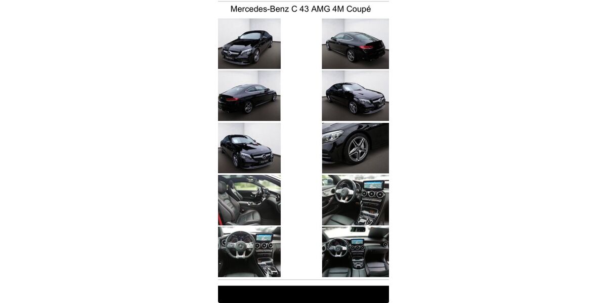 Mercedes-Benz C 43 AMG 36.000 km 47.490 &euro; Egling 86492