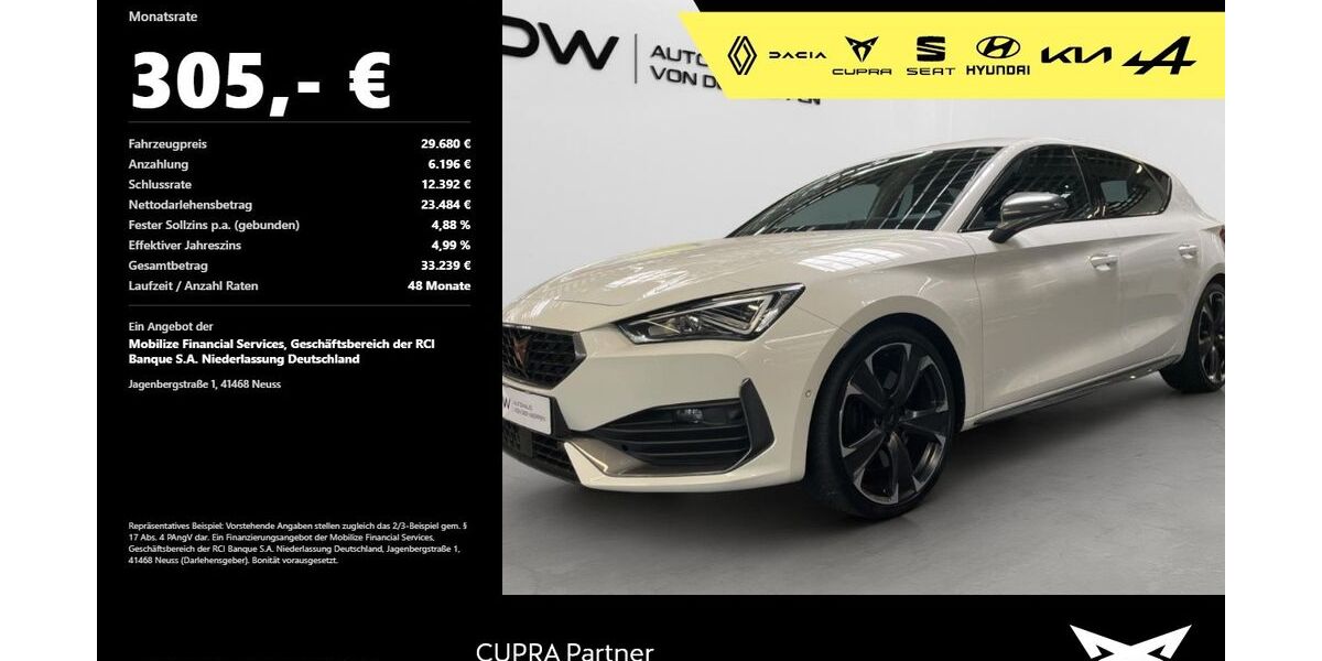Cupra Leon 30.950 km 29.680 &euro; Heilbronn 74076