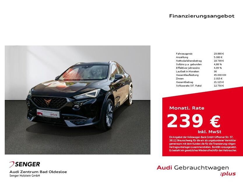 Cupra Formentor 91.500 km 22.980 € Bad Oldesloe 23843