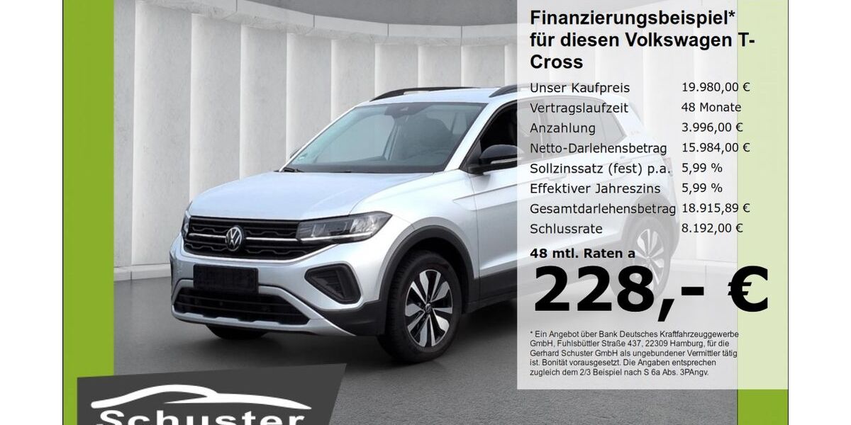 VW T-Cross 18.936 km 19.879 &euro; Ruhstorf 94099