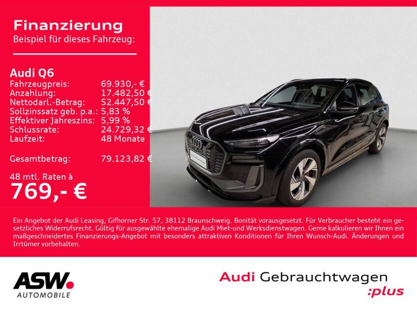 Audi Q6 e-tron 8.600 km 69.930 € Heilbronn 74074