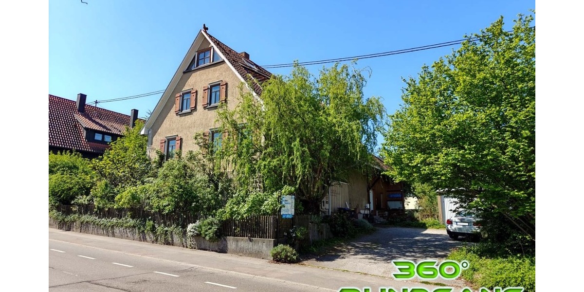 928 m² Grundstück, Charmantes Fachwerkhaus mit Ausbaureserve - Wohnen & Arbeiten unter einem Dach - Bauernhaus, Landhaus Reutlingen Rommelsbach | Angebot:24690906