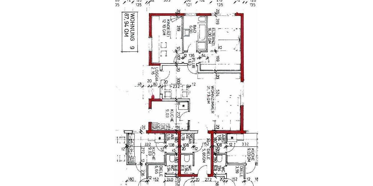 Etagenwohnung Baumholder - 3 Zimmer, 88 m&sup2;, 117.500&euro; | Angebot:25684711