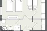 Etagenwohnung Alzey - 1 Zimmer, 32 m&sup2;, 1.400&euro; | Angebot:26833970