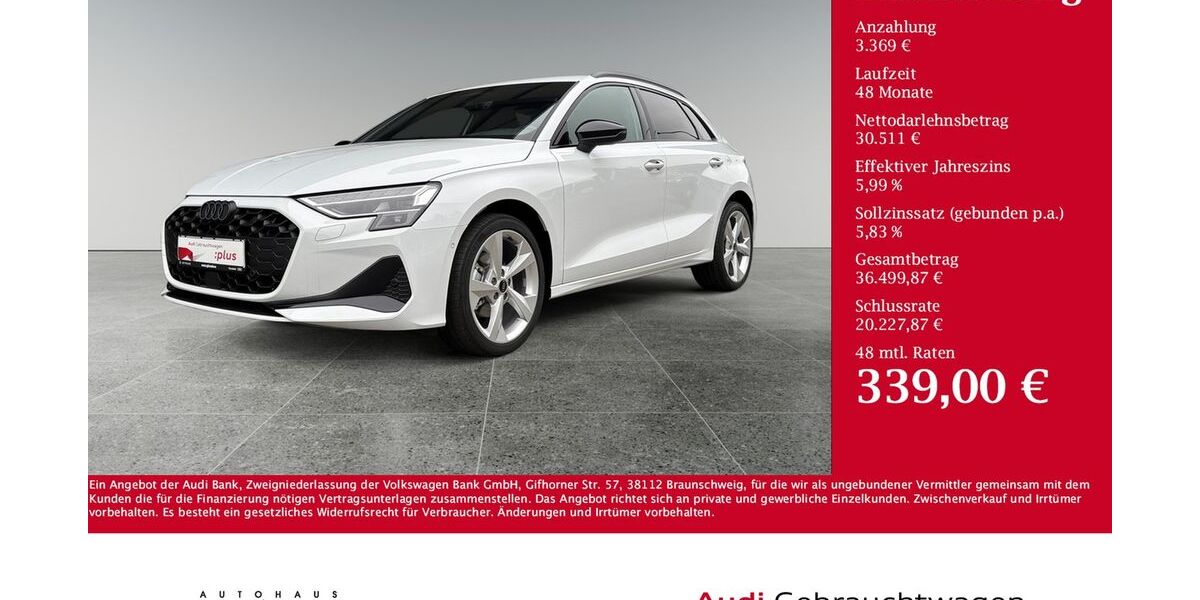 Audi A3 12.500 km 33.880 &euro; Pronsfeld 54597