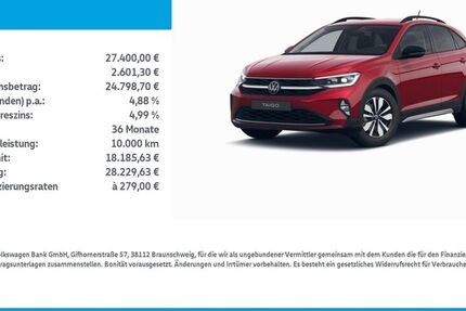 VW Taigo 19.500 km 27.400 &euro; Mühlhausen/Thüringen 99974