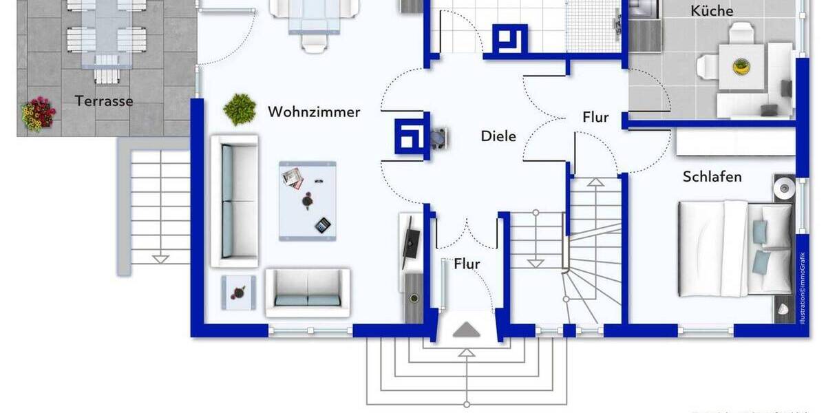 Einfamilienhaus Haßloch - 4 Zimmer, 134 m&sup2;, 399.000&euro; | Angebot:25686697