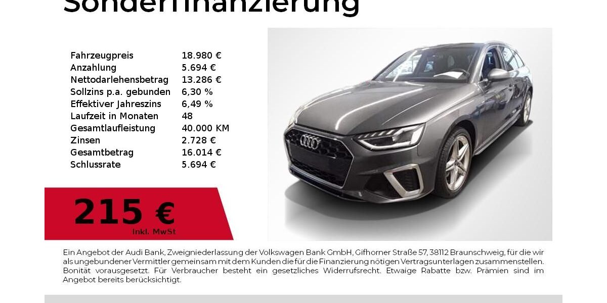 Audi A4 172.400 km 18.980 &euro; Nürnberg 90411