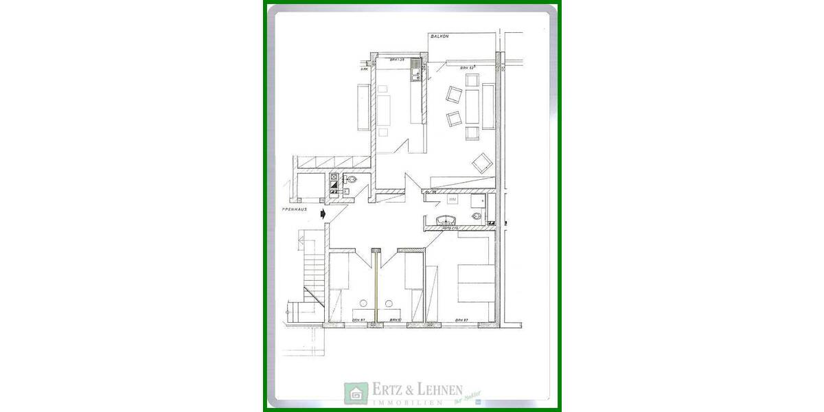 Etagenwohnung Wittlich - 4 Zimmer, 104 m&sup2;, 725&euro; | Angebot:26310348