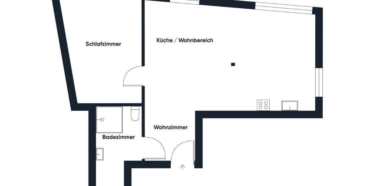 Erdgeschoßwohnung Wittlich - 2 Zimmer, 68 m&sup2;, 800&euro; | Angebot:26532427
