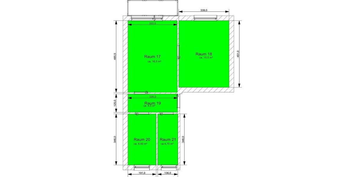 Etagenwohnung Bad Lobenstein - 2 Zimmer, 48 m&sup2;, 329&euro; | Angebot:26286218