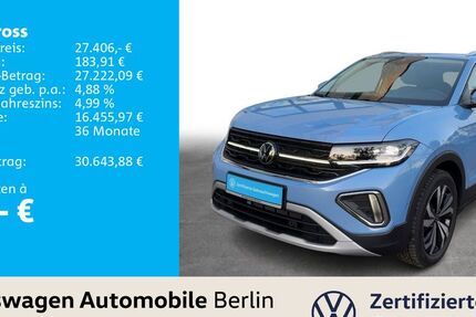 VW T-Cross 2.100 km 27.406 &euro; Berlin 12681