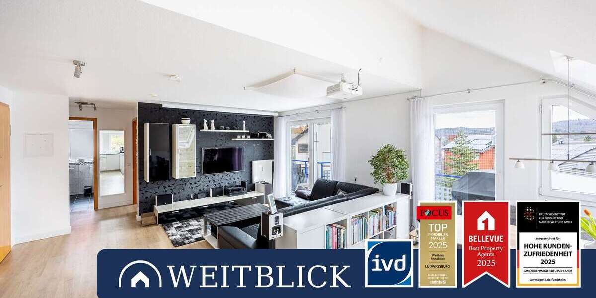 Etagenwohnung Remshalden - 4.5 Zimmer, 97 m&sup2;, 395.000&euro; | Angebot:25458109