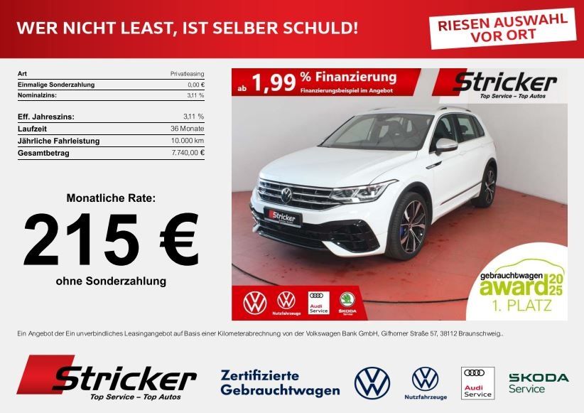 VW Tiguan 58.303 km 31.949 &euro; Horn-Bad Meinberg 32805