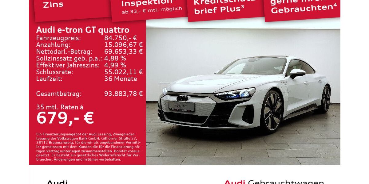 Audi e-tron GT 25.000 km 82.450 &euro; Dresden 01067