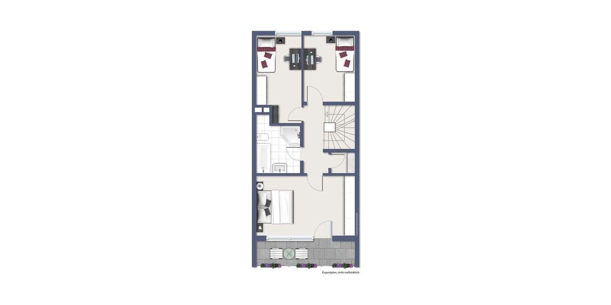 Reihenmittelhaus Bad Honnef - 5 Zimmer, 140 m&sup2;, 1.320&euro; | Angebot:25385332