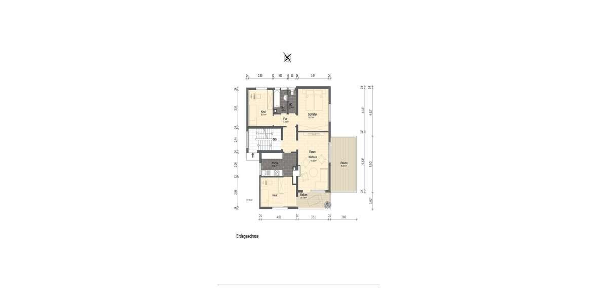 Etagenwohnung Steinheim - 4 Zimmer, 86 m&sup2;, 253.000&euro; | Angebot:25385364