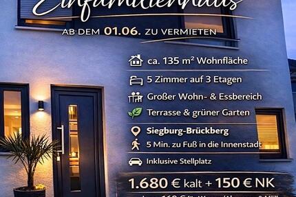 Haus Siegburg - 5 Zimmer, 135 m&sup2;, 1.680&euro; | Angebot:25982317