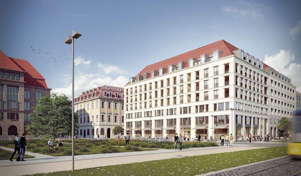 Etagenwohnung Dresden Innere Altstadt - 3 Zimmer, 77 m&sup2;, 1.334&euro; | Angebot:25600921