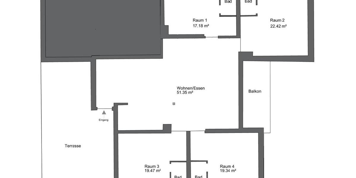 Terrassenwohnung Allendorf (Lumda) - 5 Zimmer, 130 m&sup2;, 1.450&euro; | Angebot:26385305