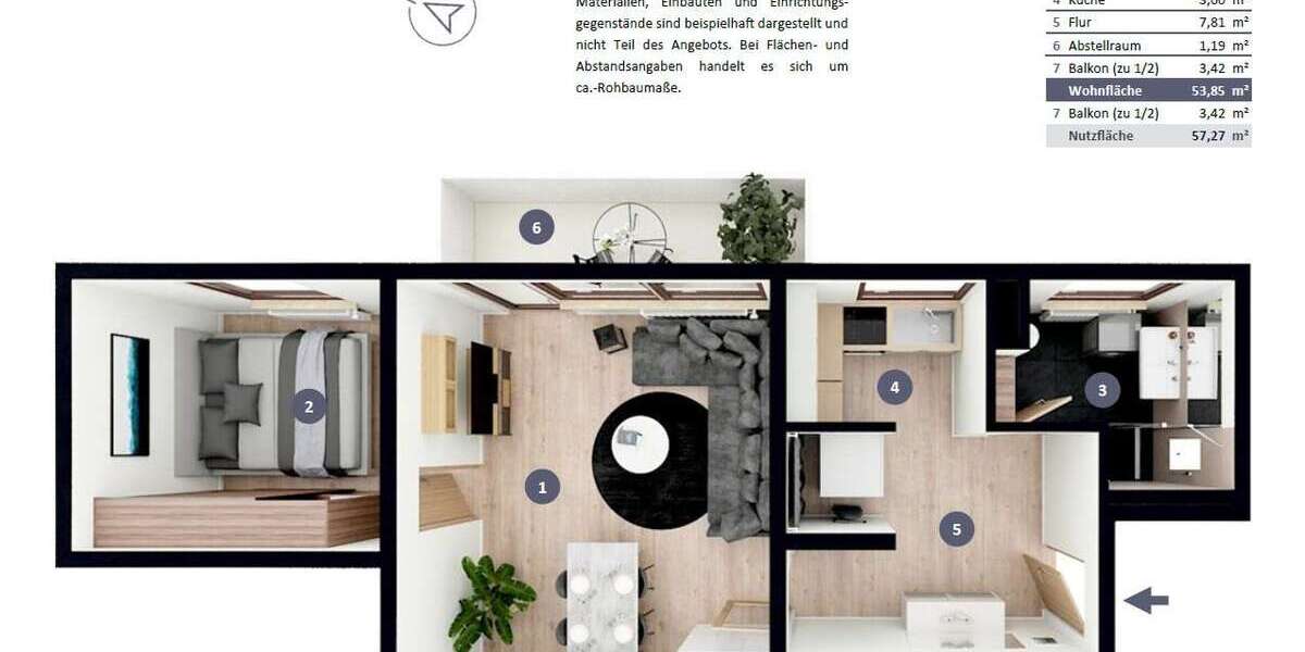 Wohnen am Park | Modernisiert, S-Bahn fußläufig & sofort frei 2 zimmer