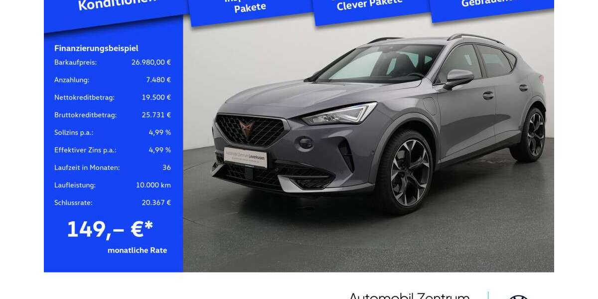 Cupra Formentor 39.823 km 26.980 &euro; Leverkusen 51379