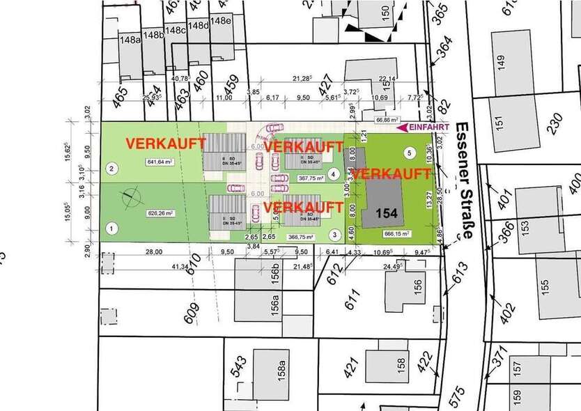 Grundstück zu verkaufen in Gelsenkirchen 289.000 € 626 m²