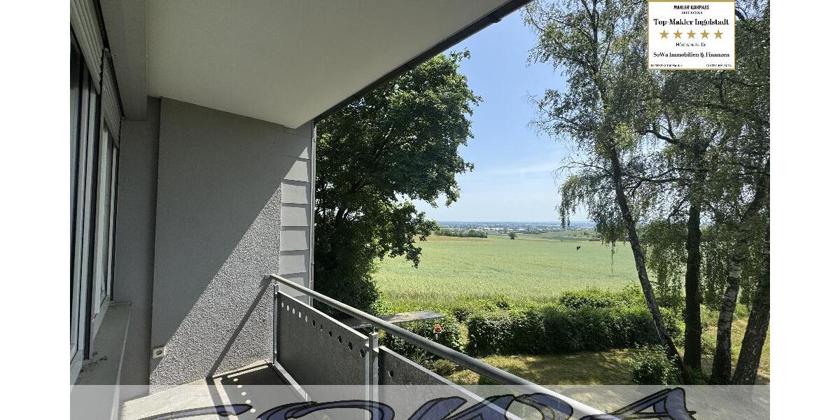 3 Zimmerwohnung mit traumhaften Ausblick - Natur und doch Stadtnahe in Kreut Oberhausen bei Neuburg zu verkaufen - Ein Objekt von Ihrem Immobilienpartner SOWA Immobilien und Finanzen - 3- Oberhausen Kreut | Angebot:26871341