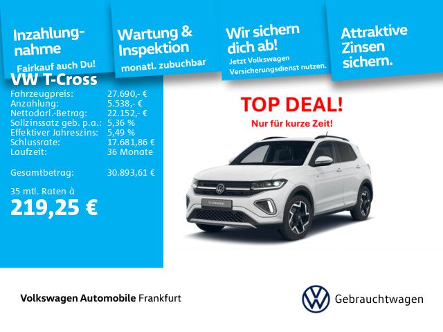 VW T-Cross 1.001 km 27.690 &euro; Hanau 63452
