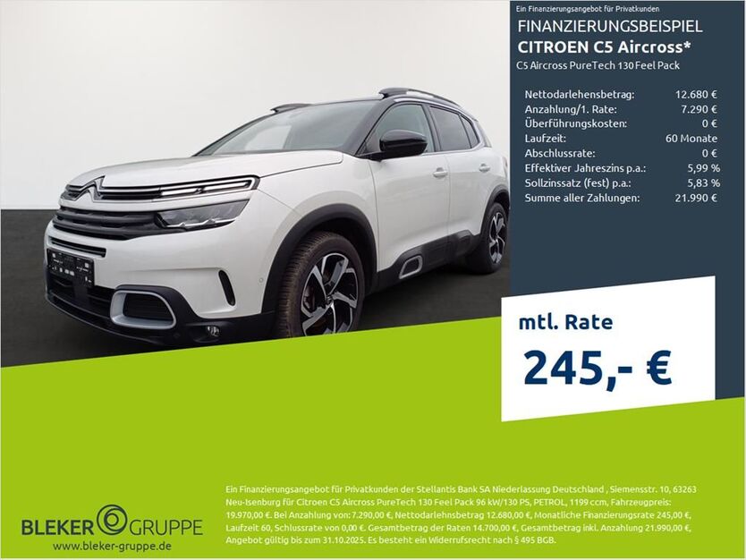 Citroen C5 Aircross 18.361 km 18.480 € Borken 46325