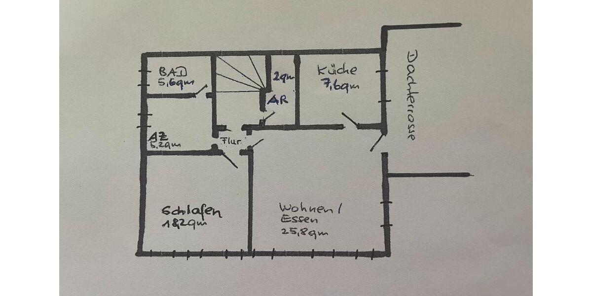 Etagenwohnung Kastellaun - 2 Zimmer, 64 m&sup2;, 640&euro; | Angebot:26665541