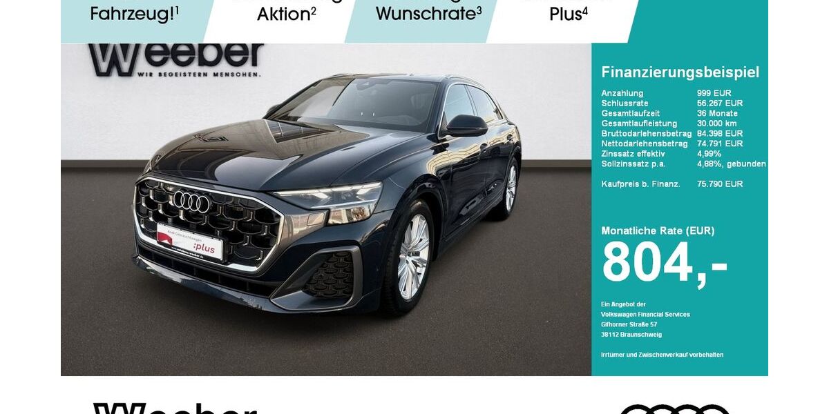 Audi Q8 30.547 km 75.790 &euro; Weil der Stadt 71263