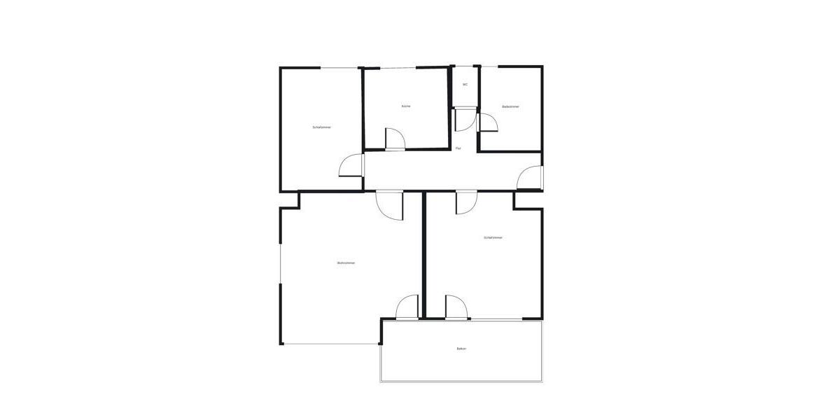 Etagenwohnung Eggenstein-Leopoldshafen Leopoldshafen - 3 Zimmer, 80 m&sup2;, 716&euro; | Angebot:25377158
