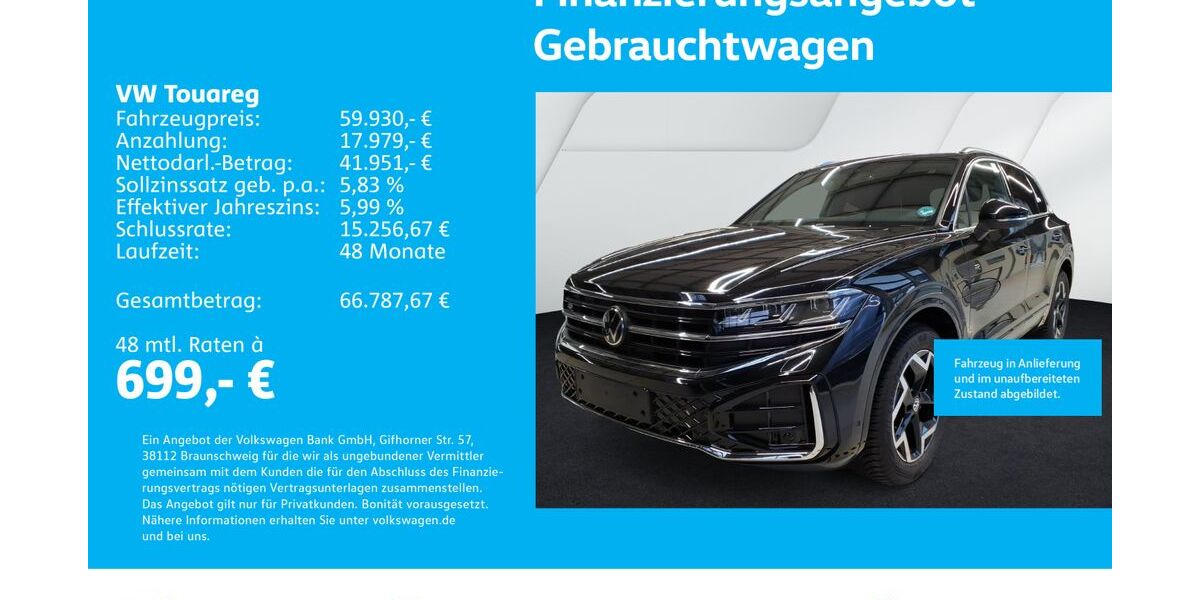 VW Touareg 25.024 km 59.930 &euro; Stuttgart-Feuerbach 70469