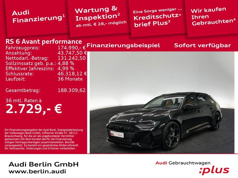 Audi RS6 6.001 km 174.990 € Berlin 12489
