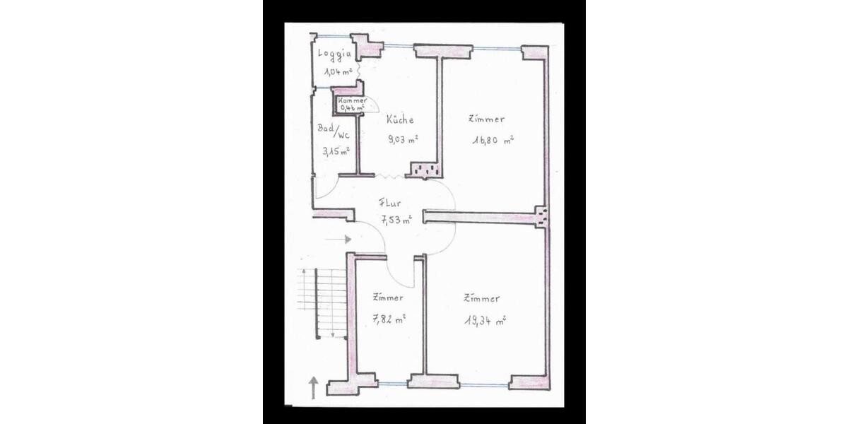 Erdgeschoßwohnung Berlin Neukölln - 3 Zimmer, 65 m&sup2;, 418.999&euro; | Angebot:26220925